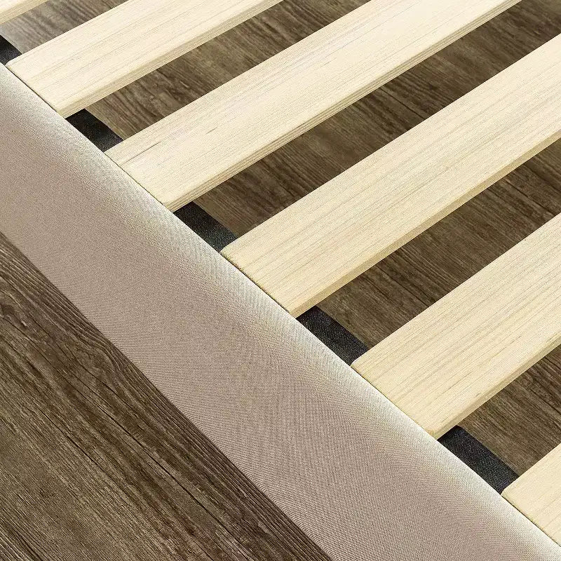 Zinus Upholstered Platform Bed Frame No Box Spring
