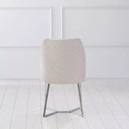 Set of 2 Glam Microfiber Upholstered Dining Chairs - HOMES: Inside + Out