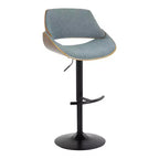 Set of 2 Fabrizzi Adjustable Barstools - LumiSource
