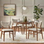 Lifestorey 2pk Raylen Mid Century Modern Dining Chairs