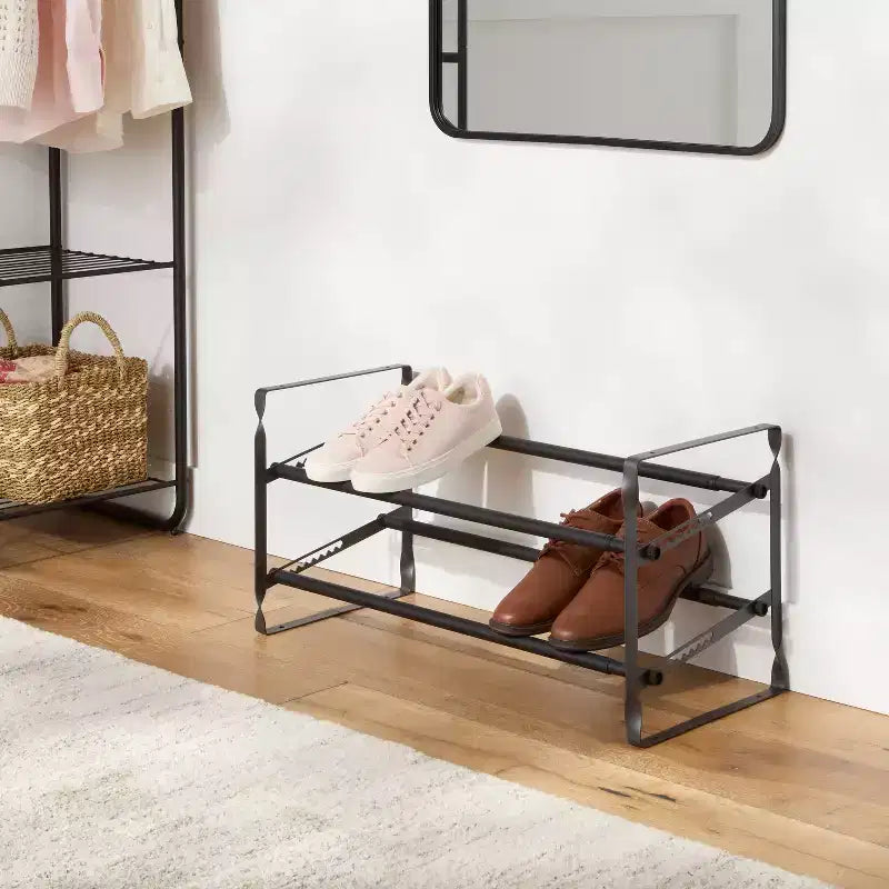 2 Tier Expandable Shoe Rack - Brightroom