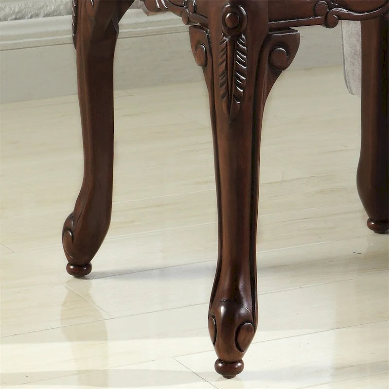 Tavolino finale tradizionale in legno con gambe