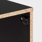 Libreria a 11 cubi nera - Brightroom