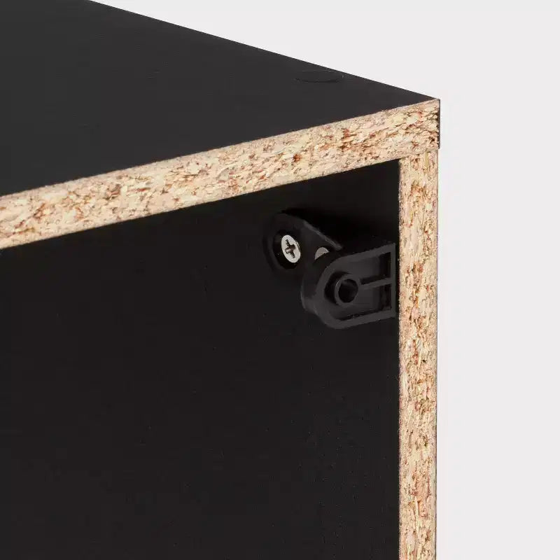 Libreria a 11 cubi nera - Brightroom