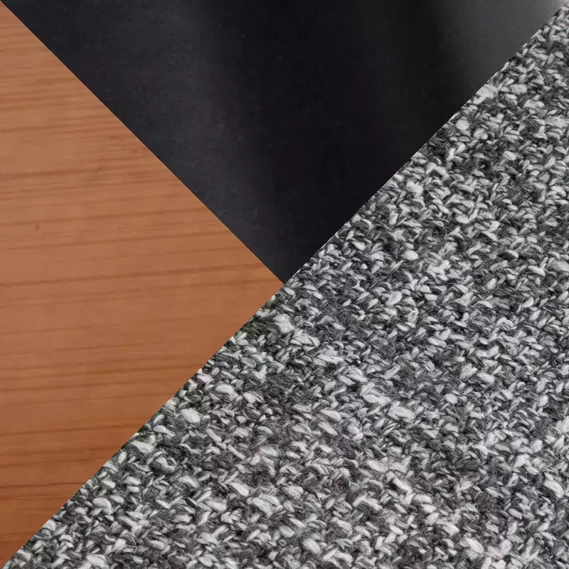 LumiSource Cosmo Barstool Walnut Noise Fabric
