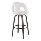 LumiSource Set di 2 Sgabelli da Bar Ava Tessuto Scuro