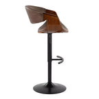 LumiSource Set of 2 Symphony Adjustable Barstools PU