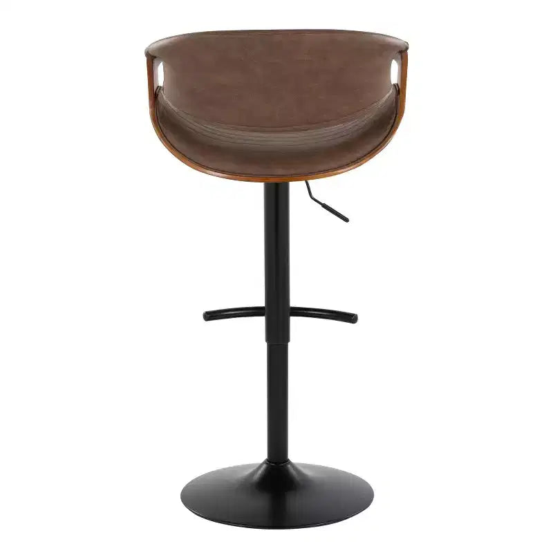 LumiSource Set of 2 Symphony Adjustable Barstools PU