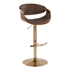 LumiSource Set of 2 Symphony Adjustable Barstools PU