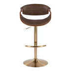 LumiSource Set of 2 Symphony Adjustable Barstools PU
