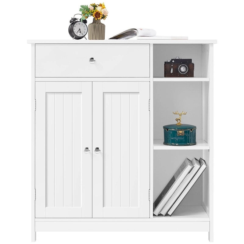 Yaheetech Mobile Bagno Autoportante con Cassetti Regolabili