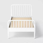 Letto singolo per bambini con sponde a fuso tornite tradizionali - Pillowfort