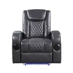 Divano reclinabile elettrico in pelle Aire Alair di Acme Furniture