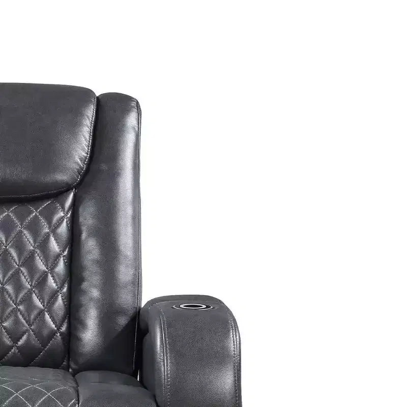 Divano reclinabile elettrico in pelle Aire Alair di Acme Furniture