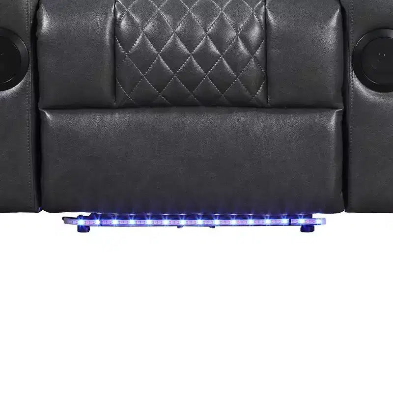 Divano reclinabile elettrico in pelle Aire Alair di Acme Furniture