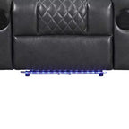 Divano reclinabile elettrico in pelle Aire Alair di Acme Furniture