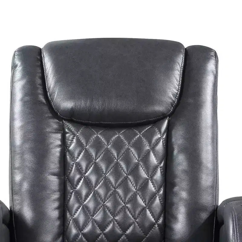 Divano reclinabile elettrico in pelle Aire Alair di Acme Furniture