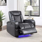 Divano reclinabile elettrico in pelle Aire Alair di Acme Furniture
