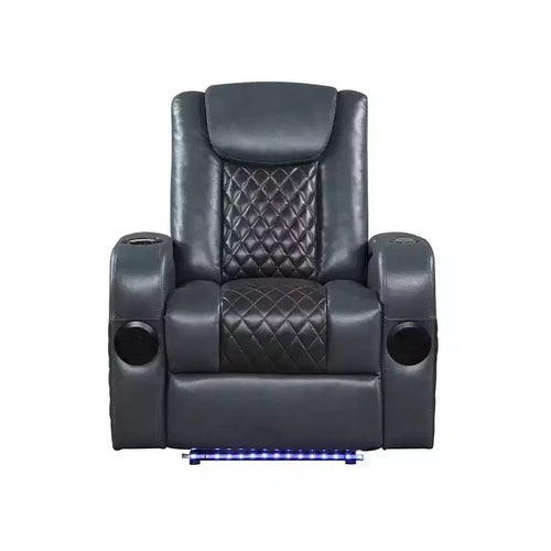 Acme Furniture Alair Leather Aire Power Recliner Sofa