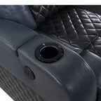 Divano reclinabile elettrico in pelle Aire Alair di Acme Furniture
