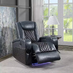 Divano reclinabile elettrico in pelle Aire Alair di Acme Furniture