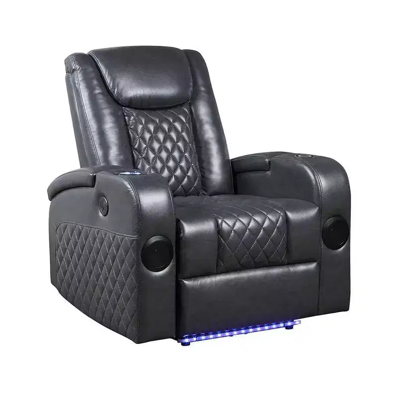 Acme Furniture Alair Leather Aire Power Recliner Sofa