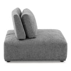 HOMES: Inside + Out 5pc Povoa 159" Modular Curved Sectional Sofa Modern Chenille with Extendable Backrest