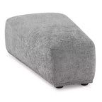 HOMES: Inside + Out 5pc Povoa 159" Modular Curved Sectional Sofa Modern Chenille with Extendable Backrest