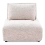 HOMES: Inside + Out 5pc Povoa 159" Modular Curved Sectional Sofa Modern Chenille with Extendable Backrest