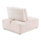 HOMES: Inside + Out 5pc Povoa 159" Modular Curved Sectional Sofa Modern Chenille with Extendable Backrest