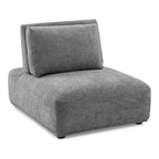 HOMES: Inside + Out 5pc Povoa 159" Modular Curved Sectional Sofa Modern Chenille with Extendable Backrest