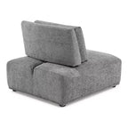HOMES: Inside + Out 5pc Povoa 159" Modular Curved Sectional Sofa Modern Chenille with Extendable Backrest