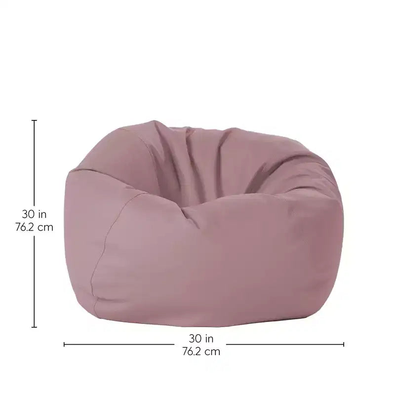 Poltrona Sacco Rotonda in Vinile per Bambini di Factory Direct Partners