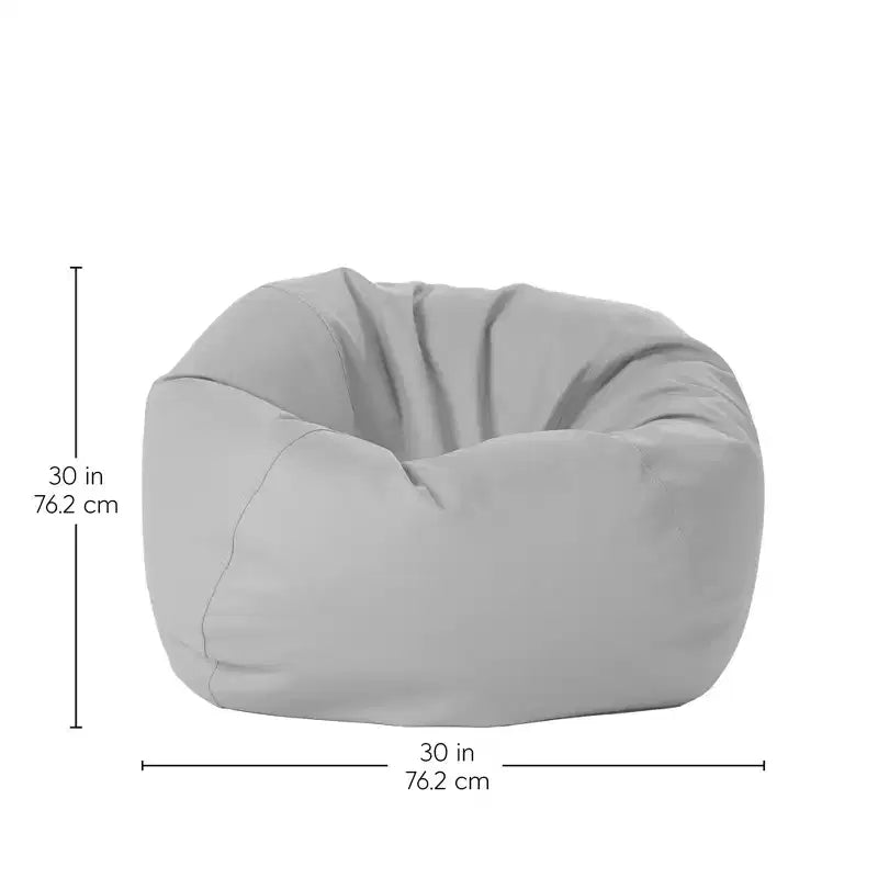 Poltrona Sacco Rotonda in Vinile per Bambini di Factory Direct Partners