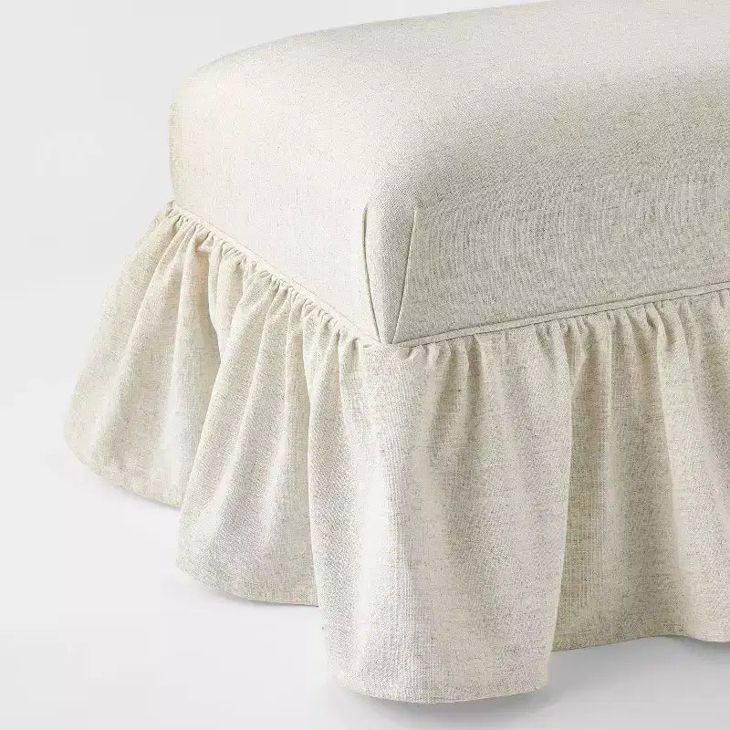 Ruffle Skirt Bench - Threshold designed with Studio McGee