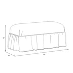 Ruffle Skirt Bench - Threshold designed with Studio McGee