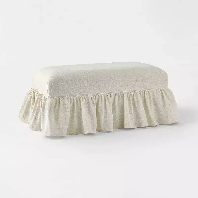 Ruffle Skirt Bench - Threshold designed with Studio McGee