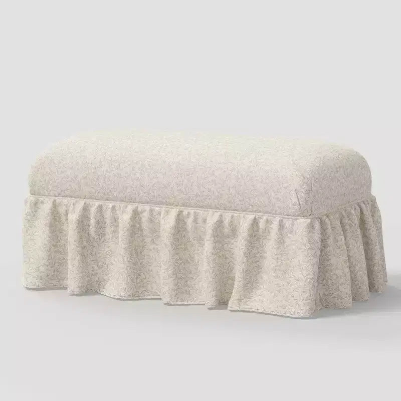 Ruffle Skirt Bench - Threshold designed with Studio McGee
