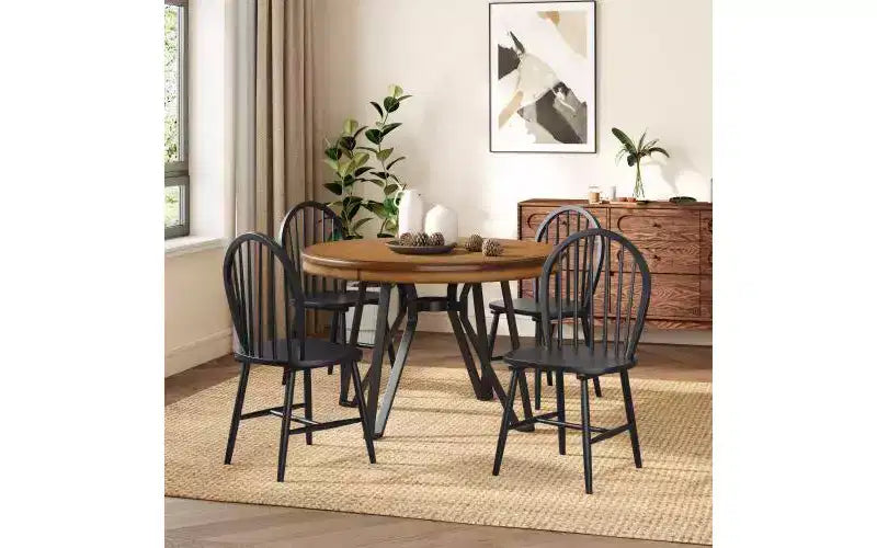 Set da pranzo Aria da 5 pezzi in legno e ferro Christopher Knight Home