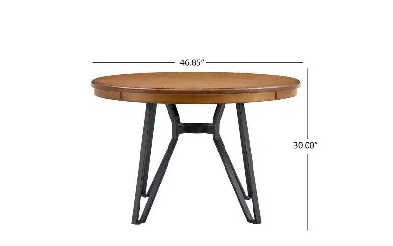 Set da pranzo Aria da 5 pezzi in legno e ferro Christopher Knight Home