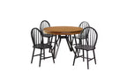 Christopher Knight Home Aria 5pc Wood and Iron Dining Set