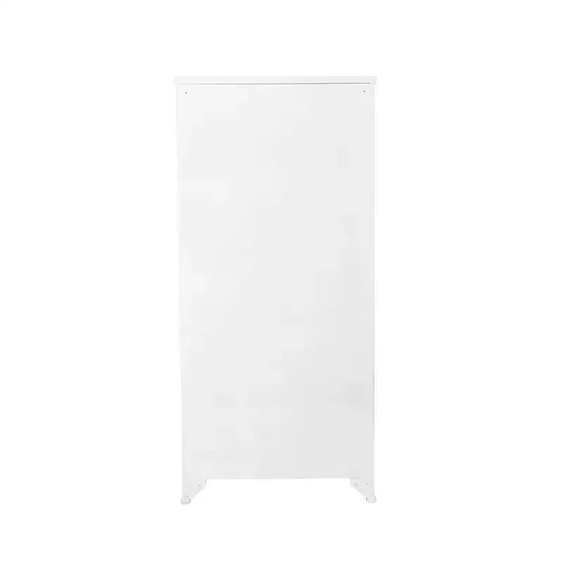 Storied Home 57.5" Tall Decorative Storage Cabinet Fixed Shelves