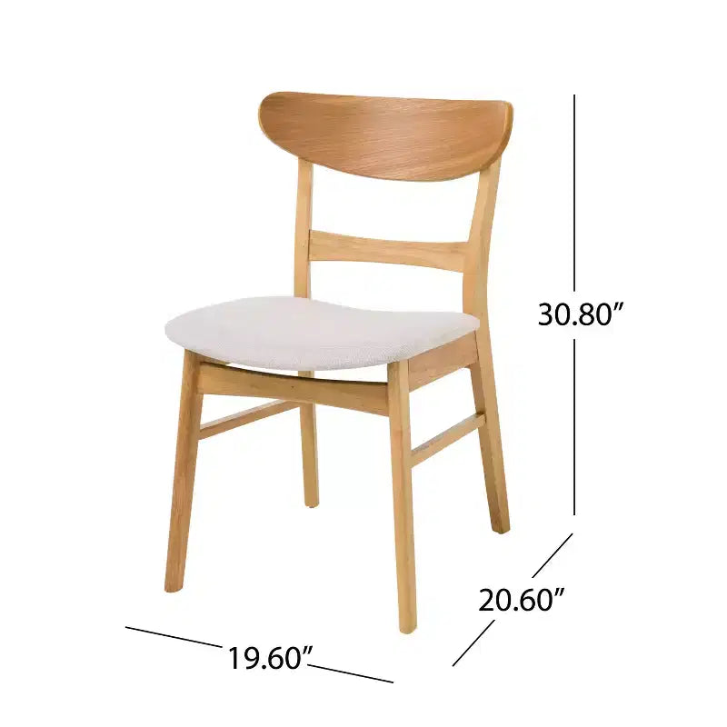 Christopher Knight Home Eliana 5pc Wood Upholstered Dining Set