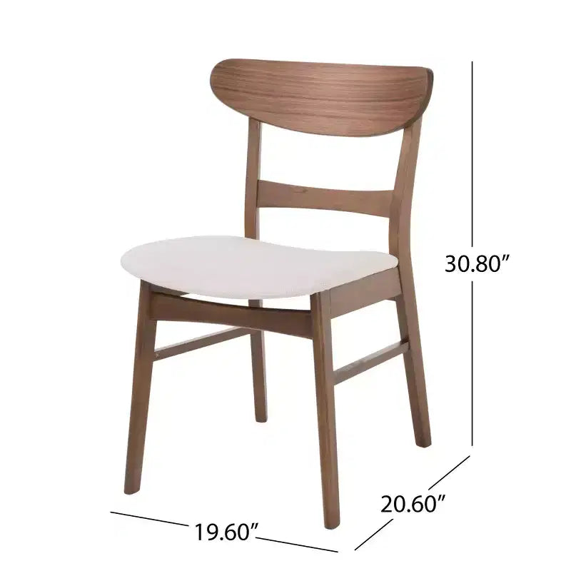 Christopher Knight Home Eliana 5pc Wood Upholstered Dining Set