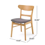 Christopher Knight Home Eliana 5pc Wood Upholstered Dining Set