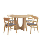 Christopher Knight Home Eliana 5pc Wood Upholstered Dining Set