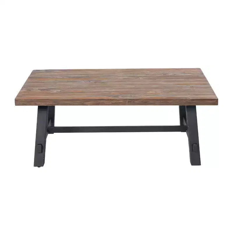 Tavolino da Caffè in Legno Massello Odin - Alaterre Furniture