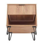 Manhattan Comfort Set of 2 Dumbo Nightstands with Drawer