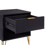 Manhattan Comfort Set of 2 Dumbo Nightstands with Drawer