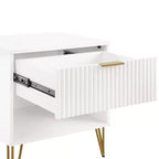 Manhattan Comfort Set of 2 Dumbo Nightstands with Drawer